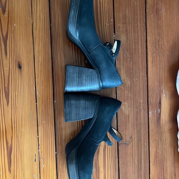 Free people size 37, black platform, double strap Mary Jane’s - Picture 3 of 8